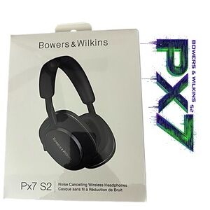 Bowers & Wilkins PX7 S2 Noise Canceling Bluetooth Headphones Black